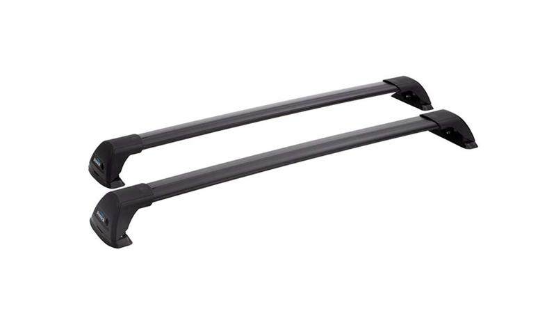 Aero Flush Bar Black 95 and 100 cm Pair | Prorack NZ